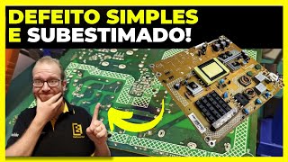 Fonte Chaveada com Defeito Simples e Subestimado Eletronica Facil [upl. by Lymn110]