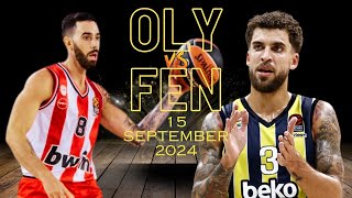 Olympiacos vs Fenerbahce Beko Instanbul  Friendly Game Highlights  15 September 2024 [upl. by Nwotna406]