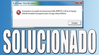 Error XINPUT13dll  Windows 7 8 10 y 11  PROBLEMA SOLUCIONADO [upl. by Kjersti668]