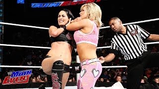 Brie Bella vs Natalya WWE Main Event May 27 2014 [upl. by Eelsnia463]