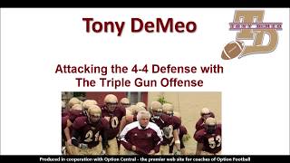 Attacking the 4 4 Defense with the Triple Gun Offense [upl. by Miett568]