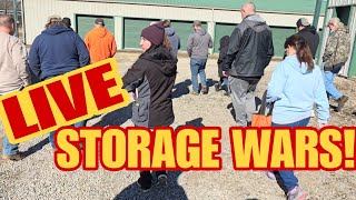 LIVE Storage Wars Auction With 23 ABANDONED STORAGE UNITS [upl. by Cchaddie]