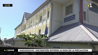 BrasPanon  rentrée scolaire reportée à l’école Narassiguin [upl. by Yanat459]