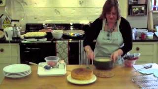 How to make a Summer Fruits Cake with Sarah Whitaker at Aga Twyford [upl. by Yror245]