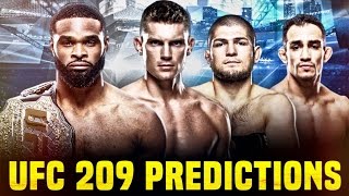 UFC 209 Predictions  Woodley VS Thompson 2 [upl. by Giordano]