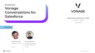 Preview Vonage Conversations for Salesforce [upl. by Boleyn]