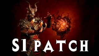 SAISON 1  Patch résumé amp Analyse  Diablo 4 [upl. by Auof]