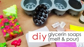 DIY • Easy Glycerin Soap Melt amp Pour [upl. by Ayotel993]