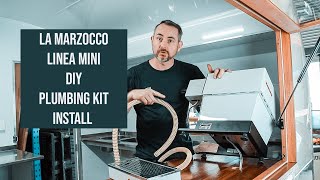 La Marzocco Linea Mini Plumbing Kit Install [upl. by Annez459]