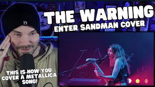 Metal Vocalist First Time Reaction  The Warning  Enter Sandman Live Cover [upl. by Starinsky]