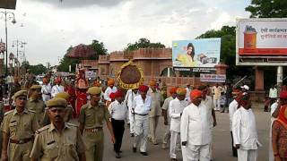 Teej Festival Bikaner Rajasthan The Royal Procession of Goddess Teej [upl. by Enytsirhc]