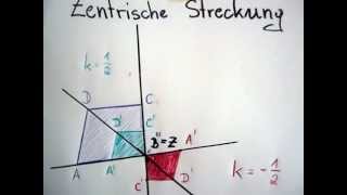 Zentrische Streckung  Beispiel 3 [upl. by Kciredes]