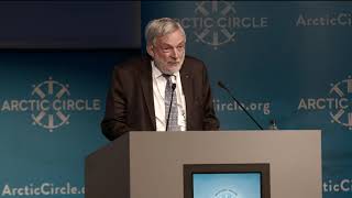 Peter Wadhams at ArcticCircle2014 “Arctic Ice Global Climate Scientific Cooperation” [upl. by Ulda]