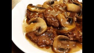 بيكاتا اللحم بالمشروم والوايت صوص  Piccata with mushroom and white sauce [upl. by Allicirp400]