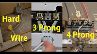 How To Install Stove Range Cord 3 or 4 Prong [upl. by Casilde]