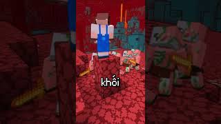 Cách farm zombie piglin cực kì an toàn và đơn giảnminecraft bonchoituot [upl. by Aleekahs877]