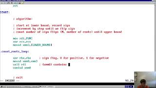 multiple root finding in x86 assembly  SCHIZONE LAB02 [upl. by Faustus301]