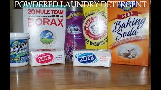 Powdered Laundry Detergent [upl. by Drofhsa]