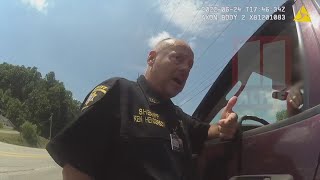 Watch Georgia sheriff and city sergeant threaten to arrest each other [upl. by Ahsauqal]