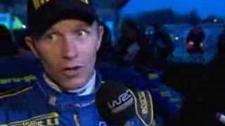 Interview with Petter Solberg in rally of wales 2006 [upl. by Icaj]