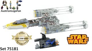 Lego Star Wars YWing Starfighter  LEGO 75181 Speed Build [upl. by Adneram912]