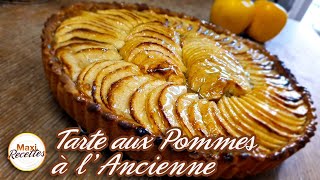 Tarte aux Pommes à lAncienne  Recette Facile et Rapide [upl. by Annawat426]