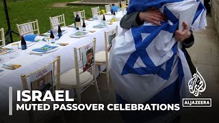 Muted Passover celebrations Jewish holiday overshadowed by war on Gaza [upl. by Atilrahc]