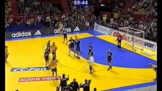 Sweden vs Germany EM2002 Handball Part 914 [upl. by Yorgerg]