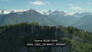 Stock Bürgenstock Stock Footage  Drohnen Video Hammetschwand Lift  Nr4 [upl. by Sumer]