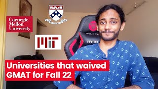 List of Universities With GMAT Waiver for Fall 22  How to Apply Without GMAT [upl. by Enelrak]