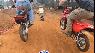 Back yard pit bike racing [upl. by Hanahs]