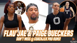 Paige Bueckers and FlauJae Johnson GO CRAZY  CoachJ1k OTE RUN [upl. by Yadahs]