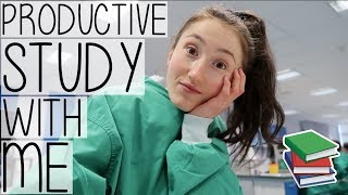 STUDY WITH ME AT UNIVERSITY 003 VLOG STYLE  HOW TO BE PRODUCTIVE EVERY SINGLE DAY [upl. by Teddman392]