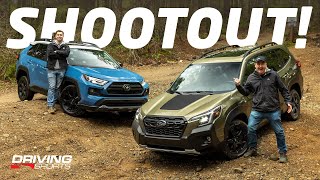 Subaru Forester Wilderness vs Toyota RAV4 TRD OffRoad Shootout [upl. by Goldberg325]