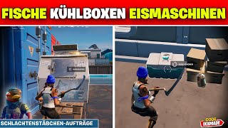 Befreie und sammle Fische aus Kühlboxen Eismaschinen oder Truhen ein Fortnite Schlachtenstäbchen [upl. by Riggall]