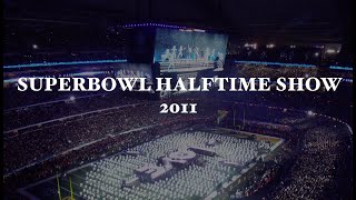 🏈Fergie BEP Usher 🏈  Super Bowl Halftime Show HD4K 2011 [upl. by Dimphia910]