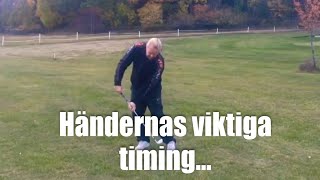 Händernas timing i golfslaget viktigt Golftips med Marcus Edblad [upl. by Wye]