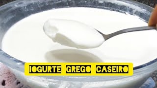 IOGURTE GREGO COM 2 ingredientes [upl. by Carmelina679]