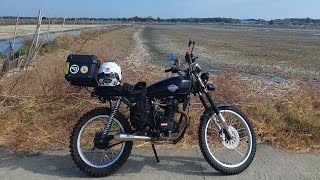 Morning HIGHWAY PULLS  Honda TMX 125  Scrambler Build 3rd Gear TOP SPEED  Akrapovic Exhaust [upl. by Otsuaf794]