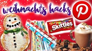 GENIALE PINTEREST WEIHNACHTS HACKS im TEST [upl. by Ninos]