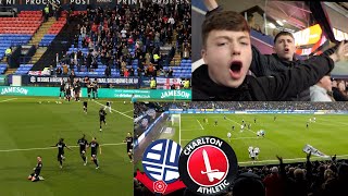 BOLTON PICK UP POINT IN 6 GOAL THRILLER  BOLTON 33 CHARLTON  BWFC V CAFC [upl. by Engamrahc]