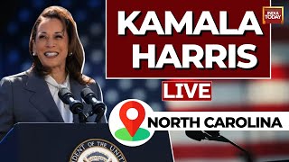 Kamala Harris LIVE VP Harris Campaign Rally In Charlotte North Carolina  US Election LIVE [upl. by Renrag958]