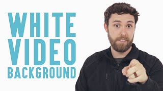 How to Shoot White Background Video [upl. by Doykos289]