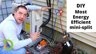 DIY MiniSplit Heat Pump Full Installation 2021 [upl. by Schroer851]