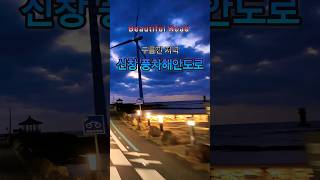 제주 드라이브 신창 풍차 해안도로 No5 Beautiful Road [upl. by Kinsman]