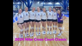 2024 Nike Cross Court Classic  Day 2 Match 1 Set 2 [upl. by Assilam]