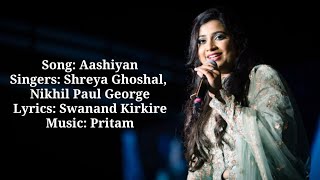 Itti Si Hasi Itti Si Khushi  Aashiyan Lyrics  Shreya Ghoshal  Diamond Music [upl. by Sudderth]