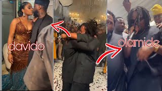 Olamide Surprise Davido As Fireboy Perform For ChiomaBurna Boy Storm Davido Wedding [upl. by Cochrane39]