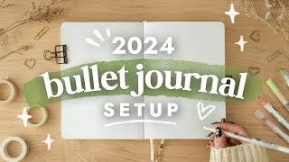 My 2024 Bullet Journal Setup [upl. by Ivers367]