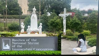 Exploring the Basilica of the National Shrine of the Immaculate Conception A Family Visit [upl. by Rubia]